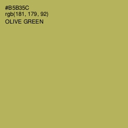 #B5B35C - Olive Green Color Image